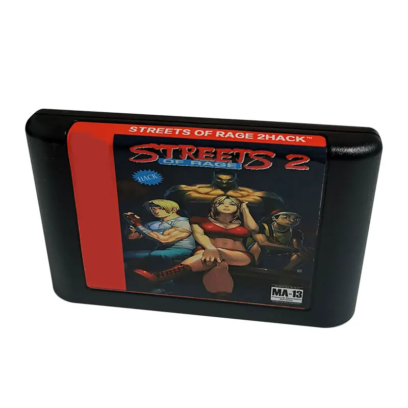 Ulice wściekłości 2 karta gry MD HACK dla Mega dysku dla Sega Genesis i dla oryginalnej konsoli