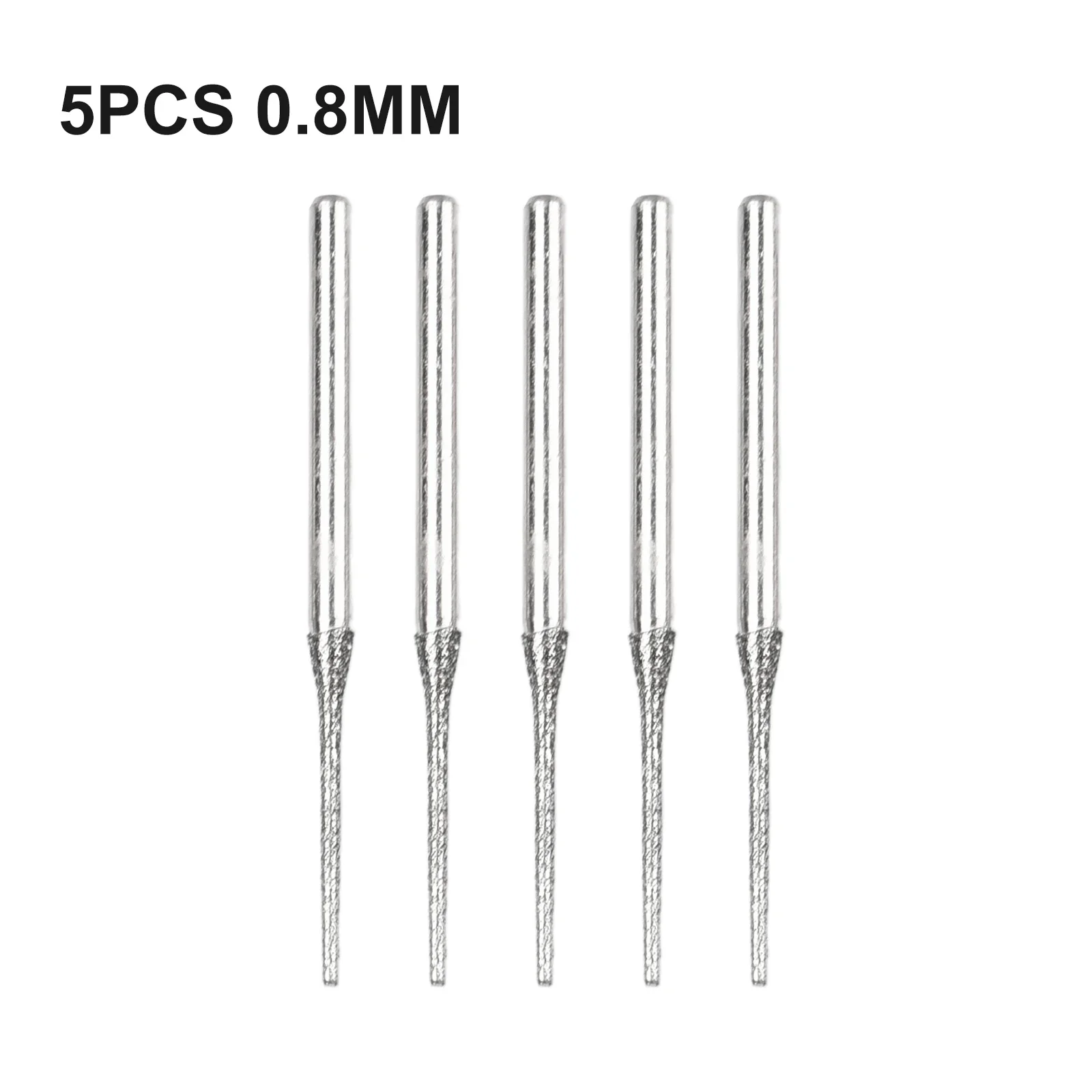 Punte da trapano rivestite con diamante diametro gambo 2.35mm punte da trapano per gioielli diametro testa 2.5mm diametro testa 1.2mm diametro testa 1.8mm