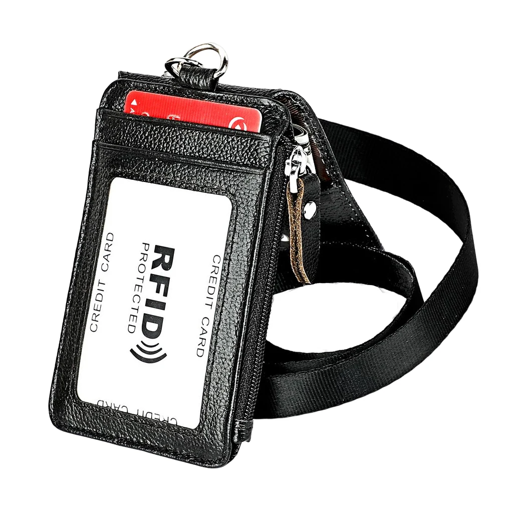 Card Holder Badge Sack Office Supplies Cards Container Dustproof Multipurpose Transparent Multifunctional Blocking Tool