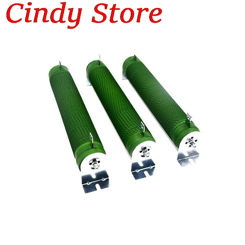 1PC Power Coated corrugated Wire-wound Resistor 5% Fixed Type Tubular Shaped Pipple Winding Resistor 20W 100W 300W -1000W