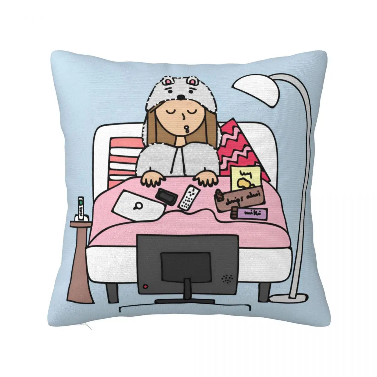 

Enfermera En Apuros Doctor Nurse Medicine Pillowcase Printed Polyester Cushion Cover Gift Pillow Case Cover Bed Square 45*45cm