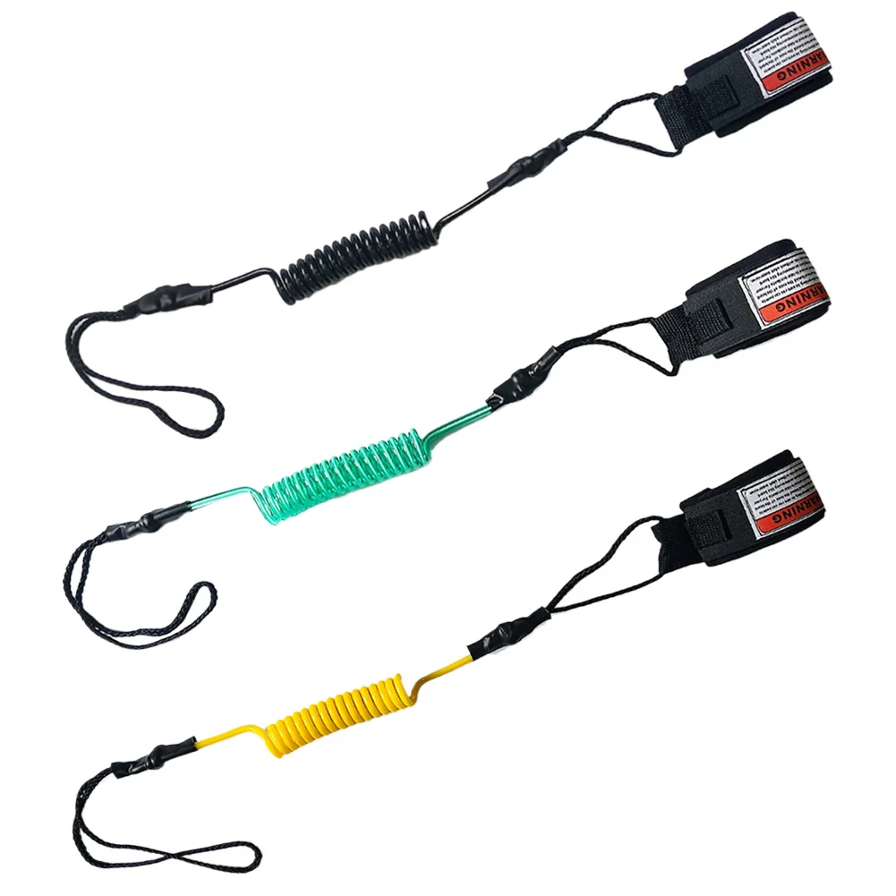 Gewickelte Bodyboard-Leash aus TPU, Surfboard-Leash mit Knöchelriemen, Handgelenk-Surf-Leash, SUP-Leash zum Surfen