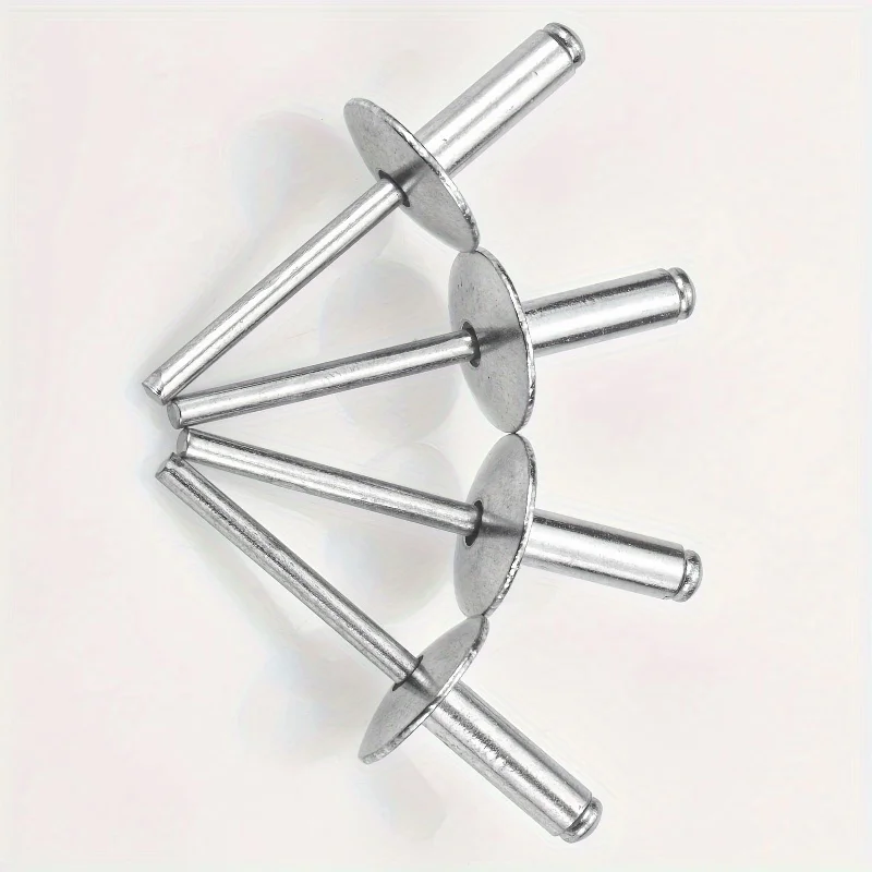 20PCS Large Flange Hollow Rivets, Aluminum, With A Flange Diameter Of 5/8 Inches (16MM), Popular Rivet Classification Kit
