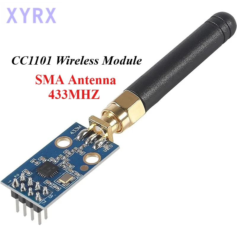 In spot 1/5/10pcs CC1101 Wireless Module With SMA Antenna Wireless Transceiver Module For Arduino 433MHZ