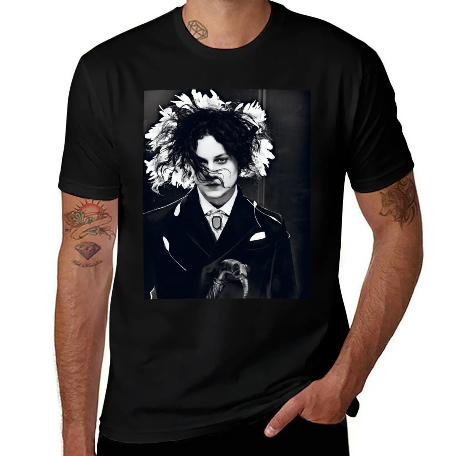 Feathered Head Jack T-Shirt man graphic t shirt essential t shirt t shirt custom print T-shirt