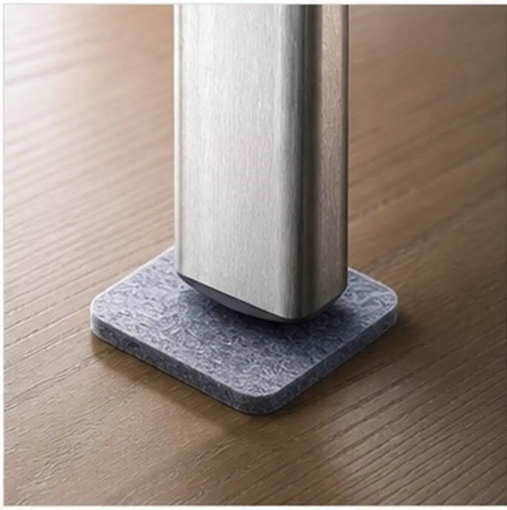 4Pcs Washer Anti-Skid Mats Heavy Duty Anti-Vibration Pads for Hardwood Floors Rust Proof Caster Cups Non-Slip Foot Pads