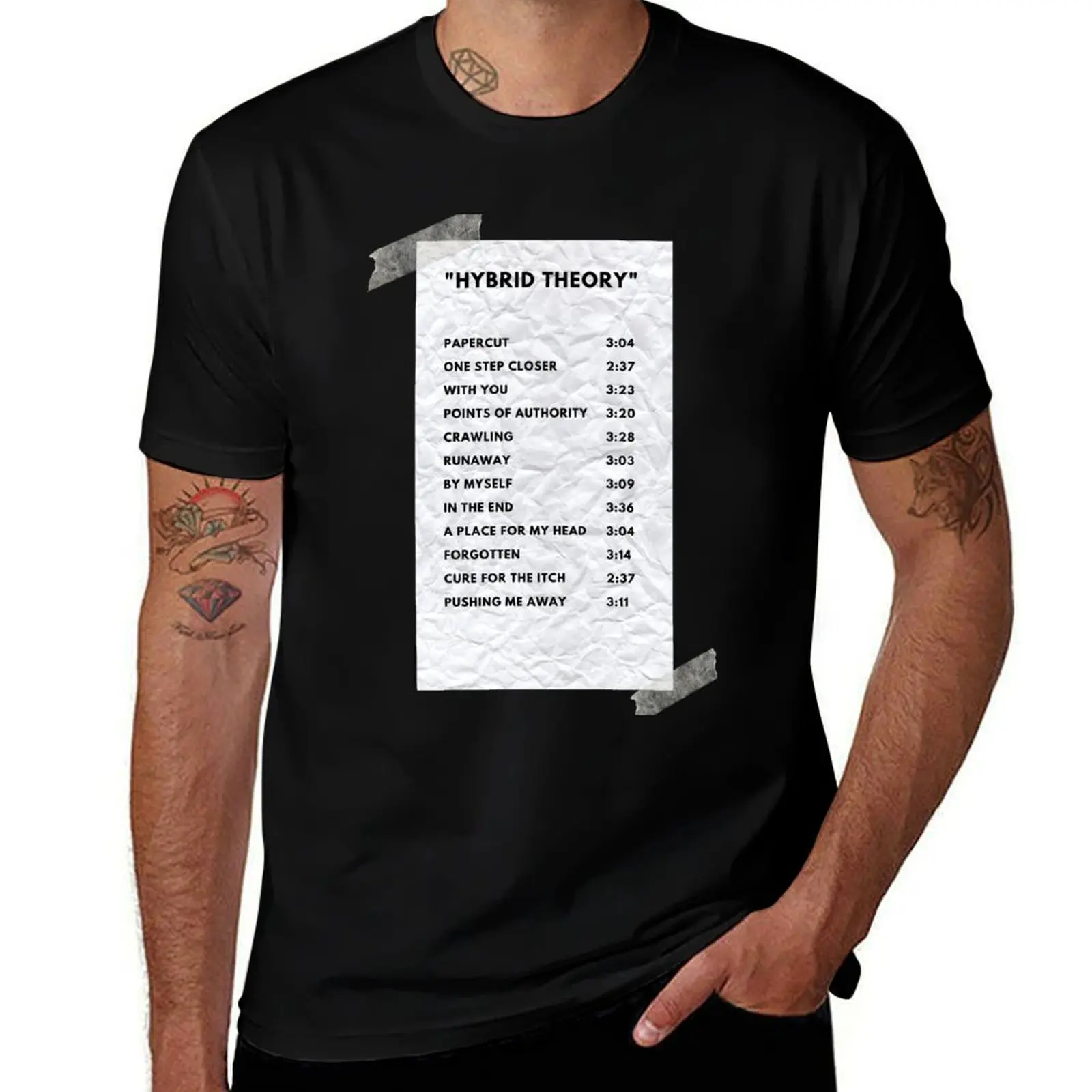 

HYBRID THEORY RECEIPT T-Shirt g man t shirts for men man t shirts cotton t shirts designer T-Shirt