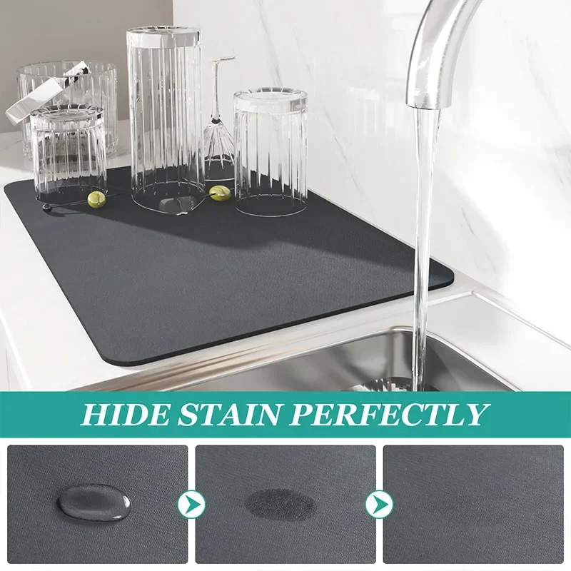 Super Absorbent Kitchen Tablew - Bar Mat Rubber recension och pris