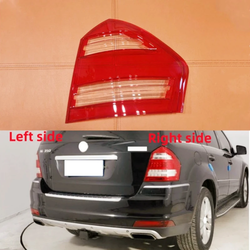 

For Mercedes-Benz GL X164 2006-2012 Rear Taillight Shell Brake Lights Shell Taillight Glass Replacement Auto Rear Shell Cover