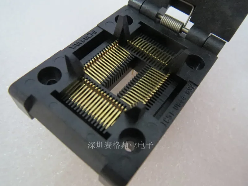 

IC51-0644-692 QFP64 TQFP64 IC Испытательное сиденье Испытательный стенд Испытательная розетка Сиденье для программирования
