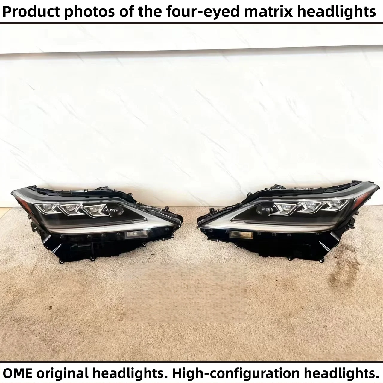 Auto parts For Lexus 2020-2022 RX300 RX450 Original High-Configuration LED Sequential Turn Signal Daytime Running Light Assembly