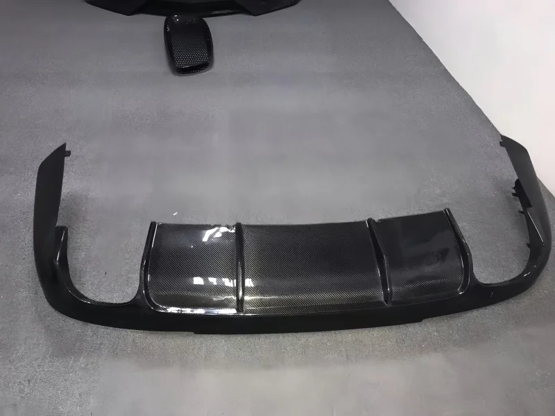 For 2010-2015 for Audi Q7 Rear Diffuser Carbon Fiber Spoiler Lip Chin Bumper New for Auto Application
