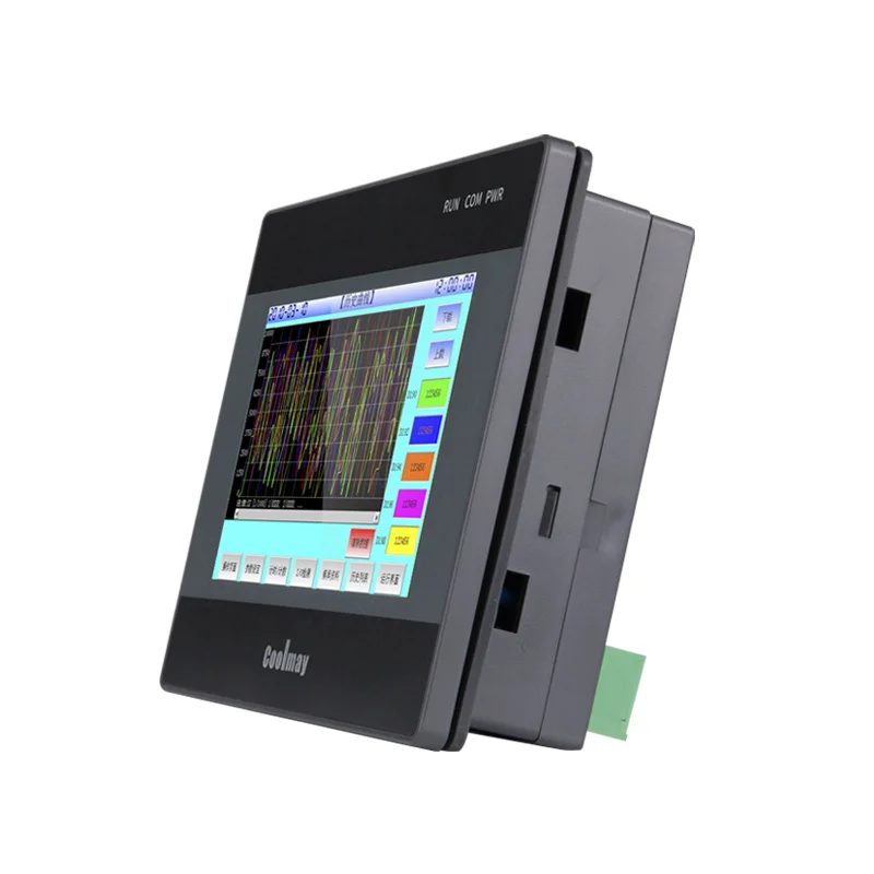 coolmay 4.3 inch plc all in one cost save HMI PLC All in one come with 5 AD 2DA Factory directly Sell