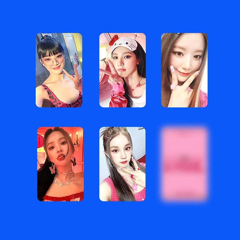 5Pcs/Set (G)I-DLE New Series I FEEL Lomo Cards HD Printd Photocards High Quality MiYeon Minnie SoYeon YuQi ShuHua Fans Gifts