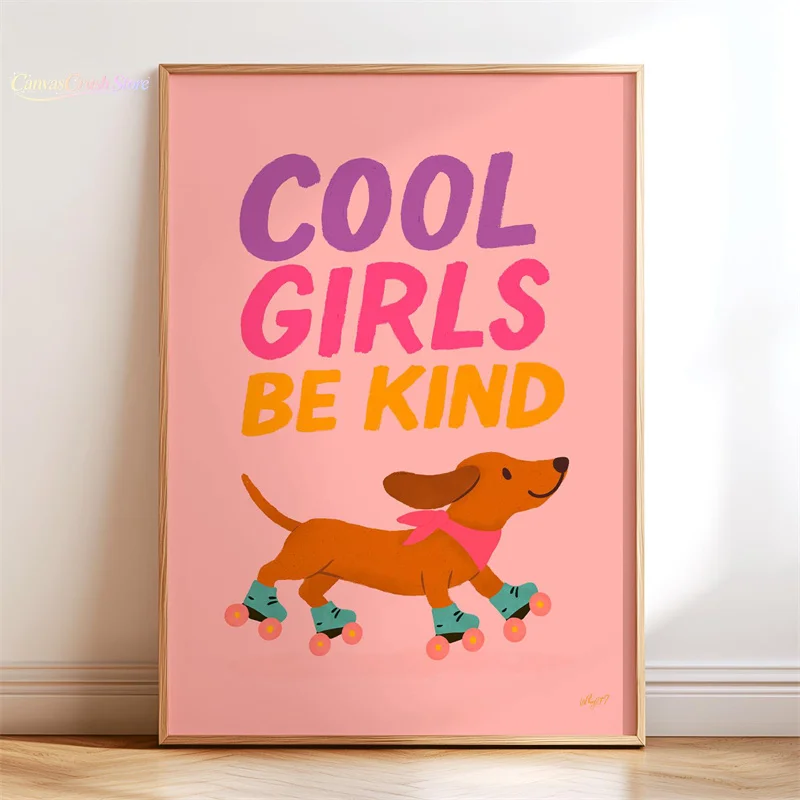 Boho Nursery Motivational Kids Decor Poster Print Canvas Painting Cute Animal Illustration Wall Art Picture for Home 2026