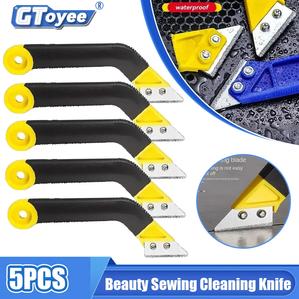 

5PCS Ceramic Tile Beauty Sewing Tools Cleaning Knives Ceramic Tile Gaps Dry Cement Cleaning Special Tools For Cleaning Dirt