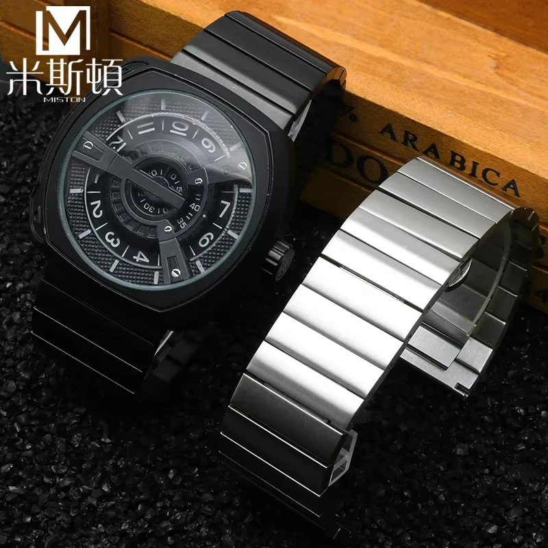 28mm stainless steel strap for seven on Friday M/Q/P/S metal bracelet Diesel 7413 7348 7394 large-sized steel watch for men