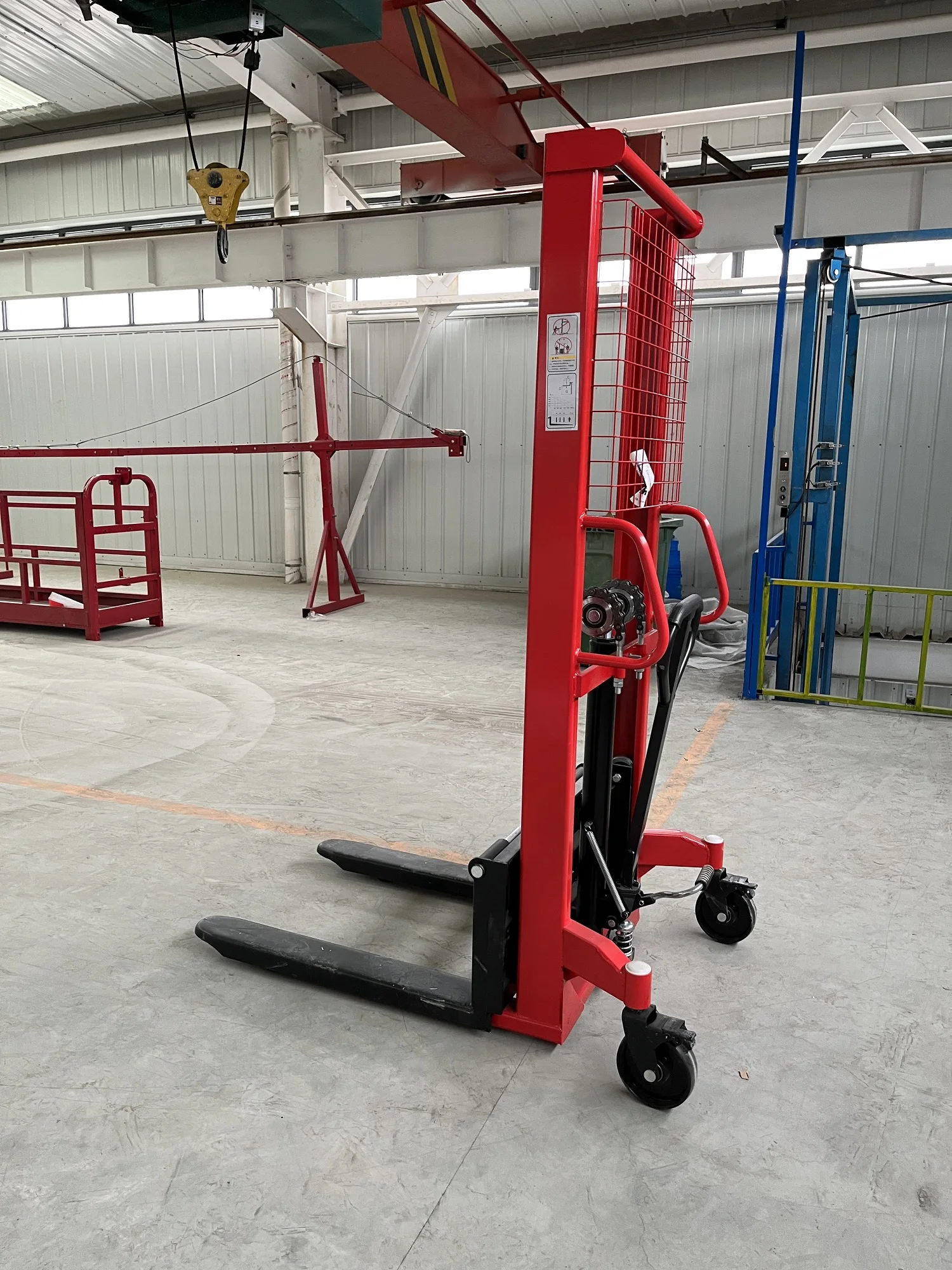 Hydraulic Manual Stacker 2ton 1ton 1.6m 2m 3m Hand Pallet Stacker