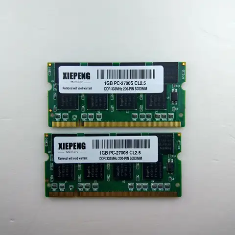 Notebook Memory Support DDR-333MHz PC-2700S frequency computer Laptop 1GB DDR 333 PC2700S RAM 512MB DDR-333MHz