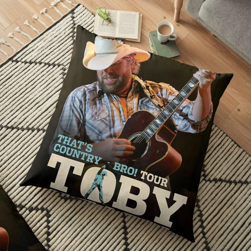 Sanin Toby Keith That's World Tour 2019 Pattern Cushion Cover Throw Pillow Case Home Decor High Quality