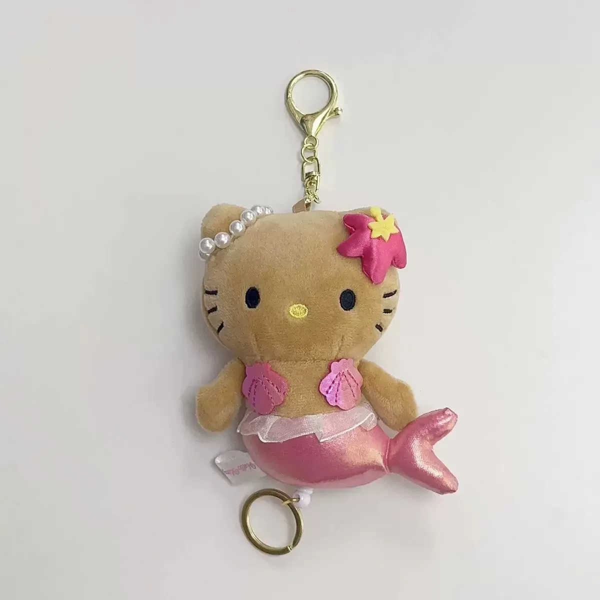 Kawaii Sanrio Long Legs Heiseic Hello Kitty nic Plush Keychain Flower Fairy Mermaid Cartoon Doll Toy Backpack Pendant girl gift