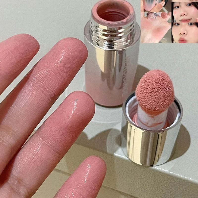 Liquid Powder Blusher Will Not Take Off Makeup For A Long Time Creating Three Dimensional Face And Color Korean Cosmetics Female