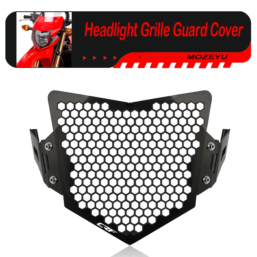 

For Honda CRF 300L 250L 250M 2012-2024 CRF 300 250 L M Headlight Head Light Grille Guard Cover Protector CRF300L CRF250L CRF250M