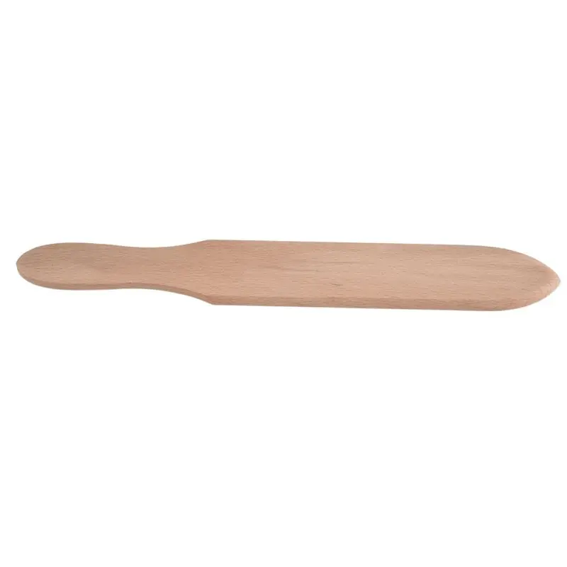 AEE8-Spatula Set Wooden T Sticks For Spreading Pancake Batter, Set Of 4 Utensils For Uniform Crepe Maker Kitchen Tool