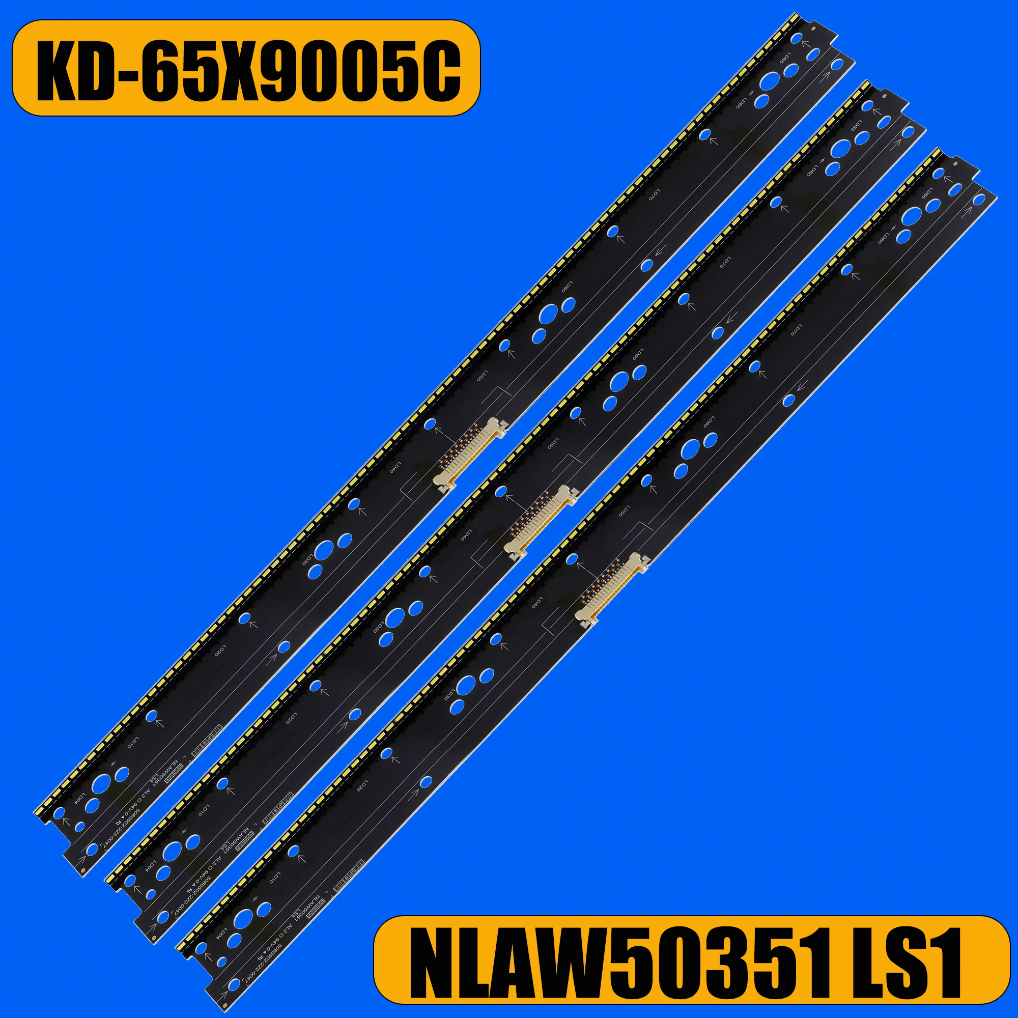 

Лента светодиодной подсветки для XBR-65X900 XBR-65X900C KD-65X9005C KD-65X9000C XBR65X900 XBR65X900C KD65X9005C KD65X9000C NLAW50351