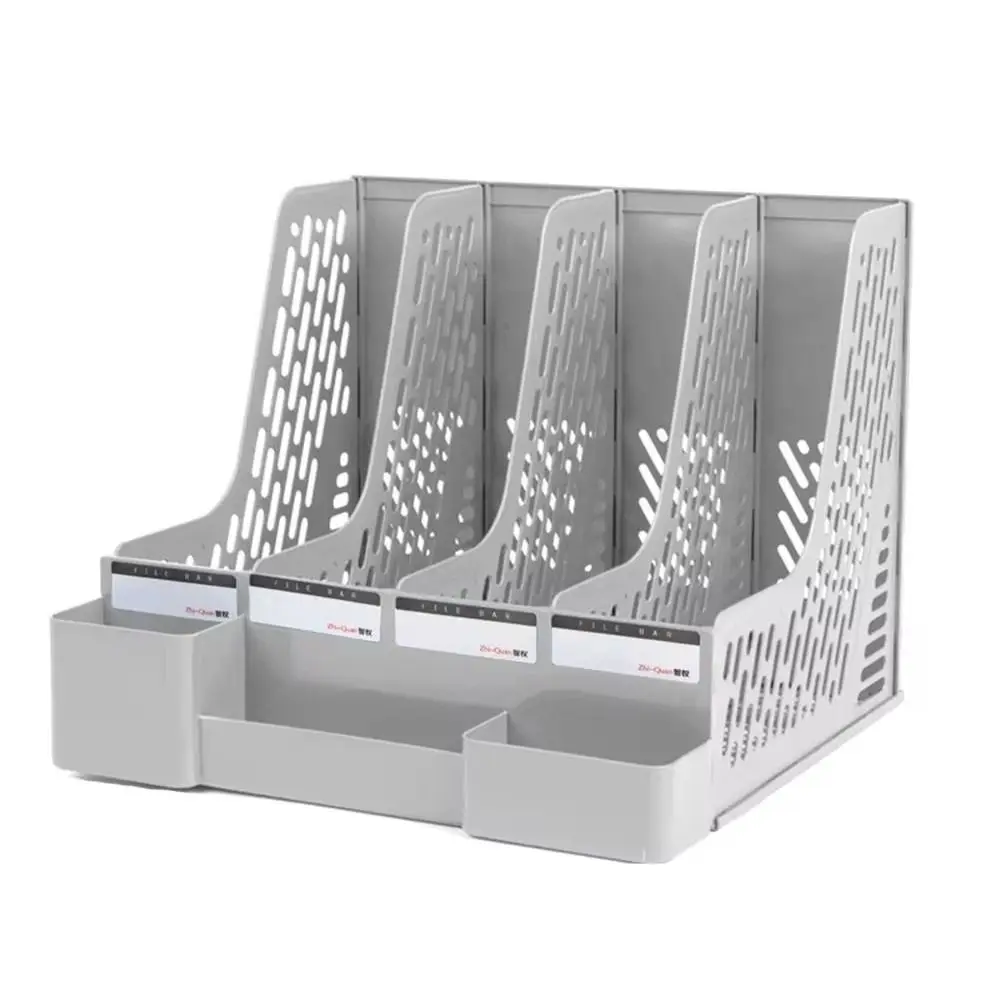 1 Stuks Grote Capaciteit Desktop Bestand Rack Multi-Layer A4 Document Certificaten Bestand Houder Lade Plastic Kantoorbenodigdheden