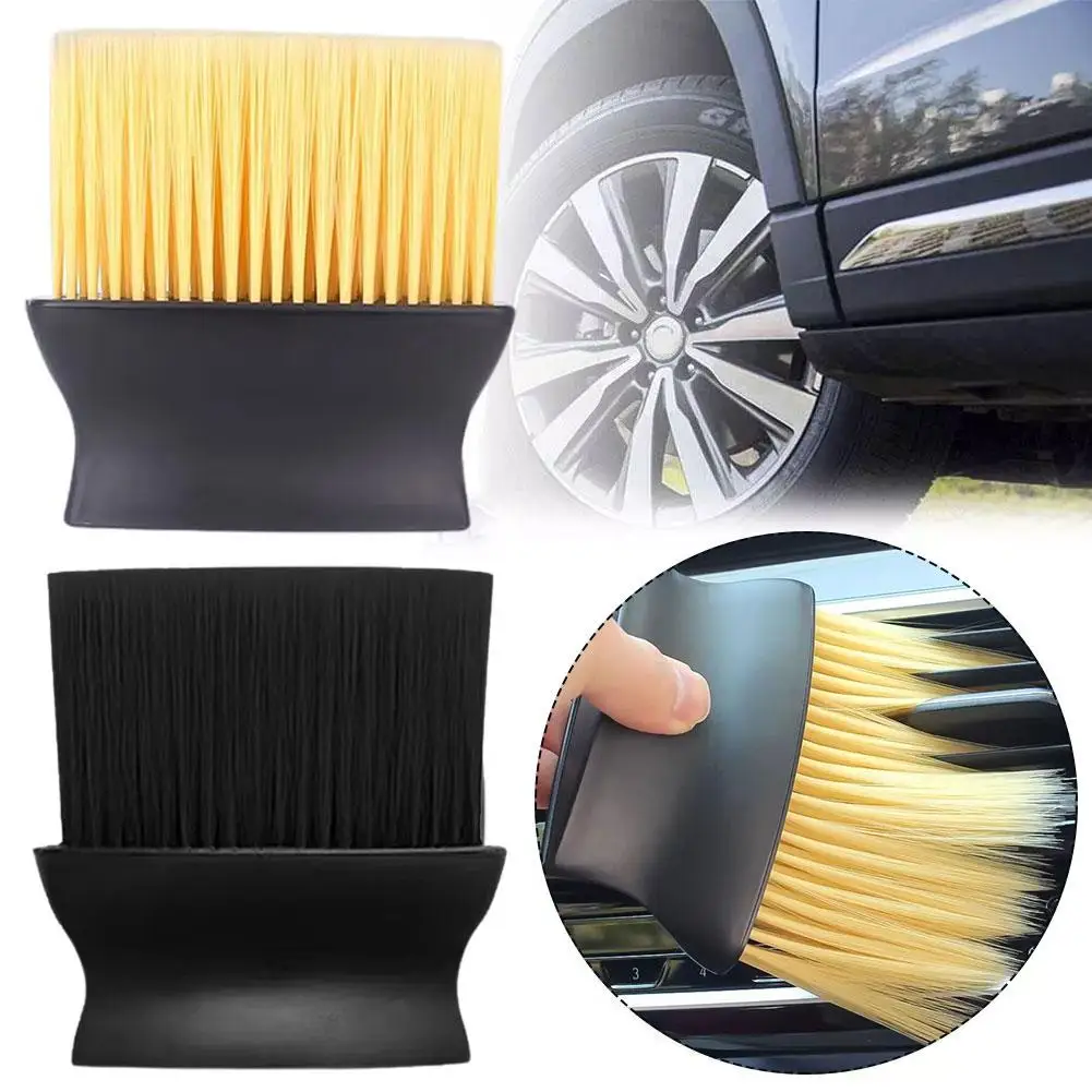 New Car Interior Cleaning Brush Conditioner Air Outlet Dust Removal Wash To Tool Car Brush Brush Detailing Soft Crevice Art L0X3