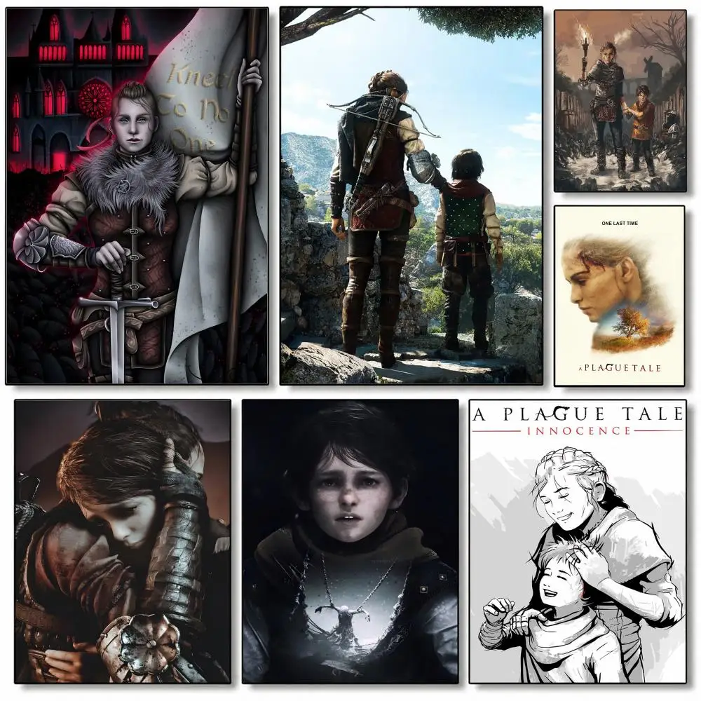 Game A P-Plague Tale Requiem Poster High Quality Wall Art for Home Bedroom Living Hallway Perfect Gift