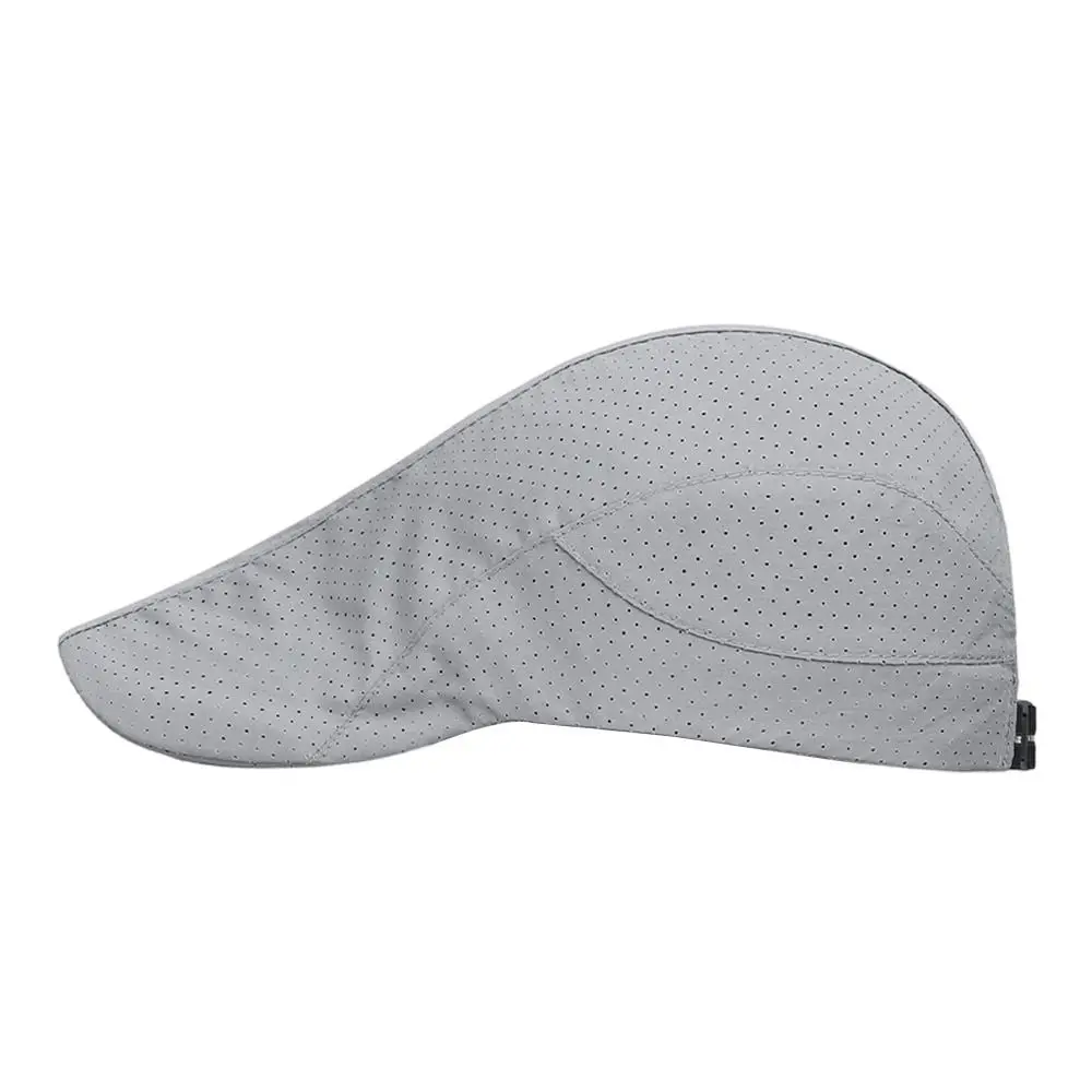 Fashion Summer Beret Hat Quick-drying Mesh Breathable Newsboy Hat Casual Solid Color Sun Cap Driving
