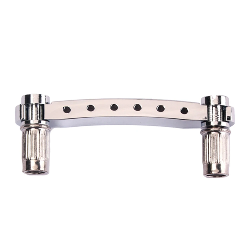 

High Glossiness Anti Corrosion Guitar Bridge Saddle Tailpiece Kit For Lp Sg Style Electric Guitar Replacement Parts Silver