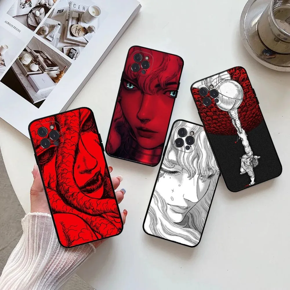 B-Berserk Slan Phone Case  For IPhone 16,15,14,13,12,11,Pro,Max,Mini,8,7,Plus,SE2,X,XR,XS,MAX Silcone Soft Covers