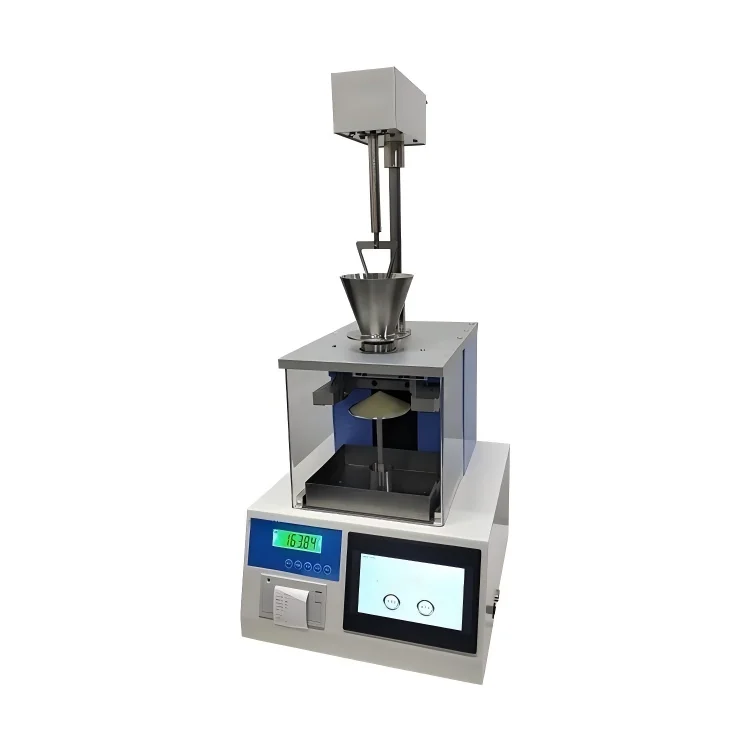 ISO 6186 ISO 4324 ISO 8393 High Precision Powder Fluidity Tester Intelligent Powder Fluidity Tester