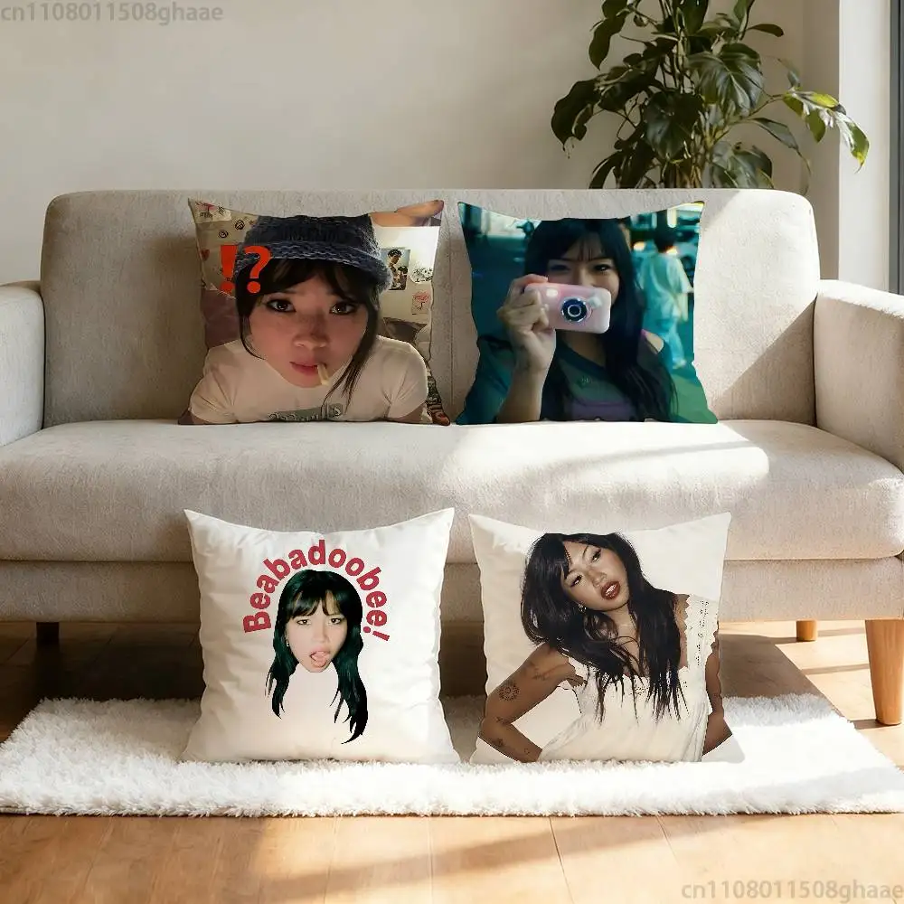 

Beatopia Beabadoobee Pillow Case Sofa Living Room Bedroom Headboard Backrest Cushion Square Cushion Nap Time