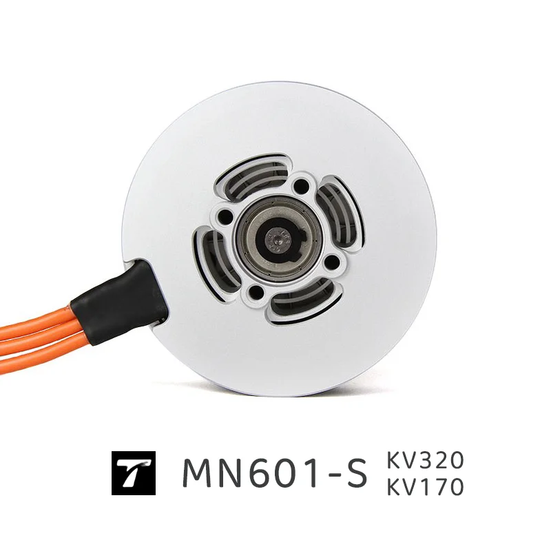 MN601-S KV170 KV320 T-MOTOR Макс. 6,8 кг + тяга, 2 шт./компл. для мультироторных копиров, радиоуправляемых дронов