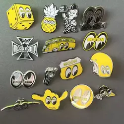 15PCS Rat Fink Ratfink Mooneyes big boy Brooch Mouse Badge Punk Pin Pines y2k Porkchop Jewelry Accessories Brooches for Boys