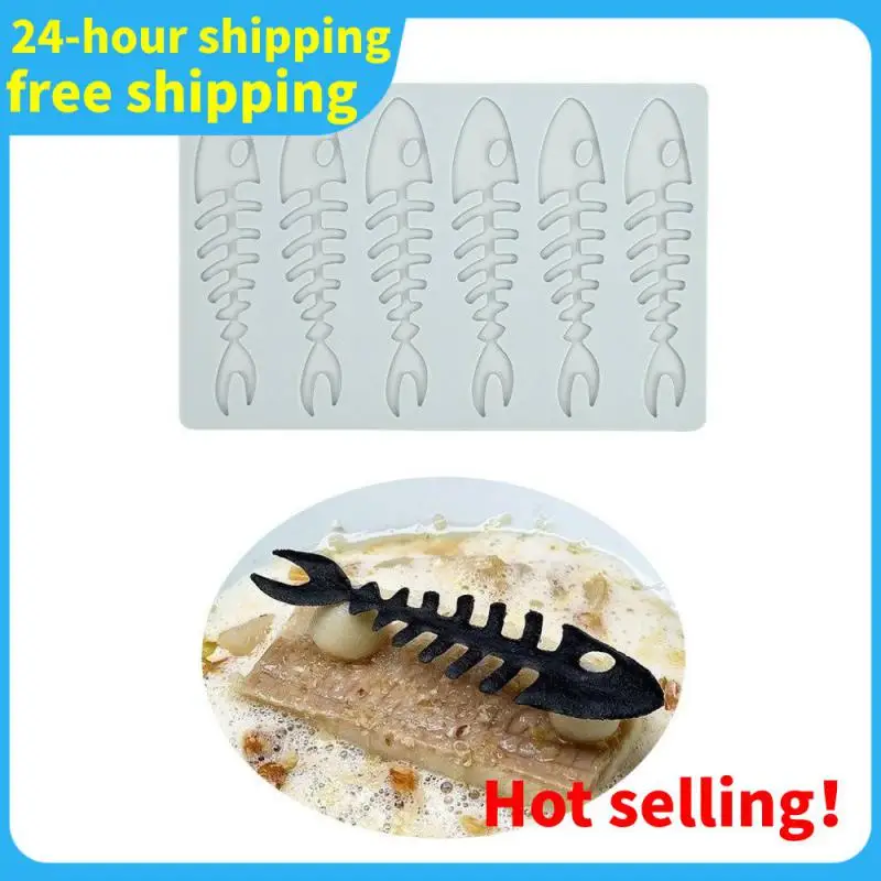 1/2/3/5Pcs Nieuwe Bijen Tak Slinger Vis Been Fondant Kant Mat Cake Silicne Mal Bakaccessoires Afdrukken Schimmel Cake