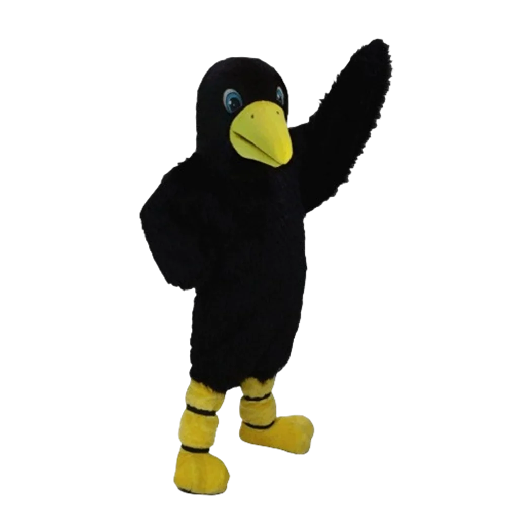 Costume de Mascotte de Corbeau en Peluche, Costumes de Performance d'Oiseaux, de ix, de Carnaval, SW566