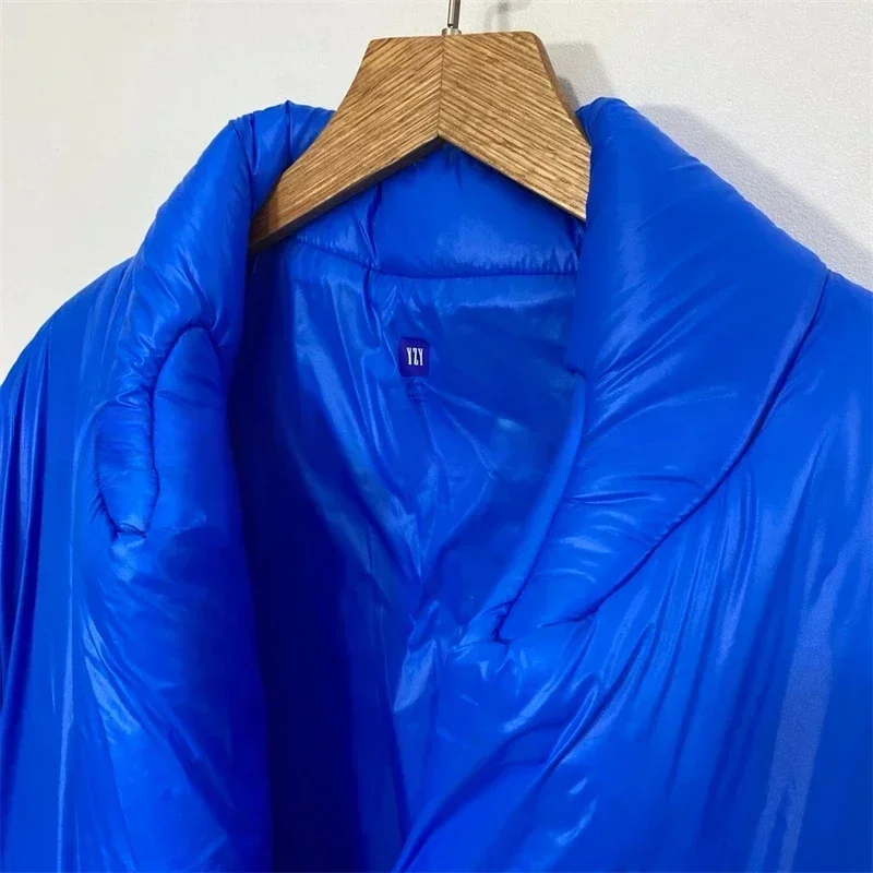 

24ss YZY DONDA Kanye PUFFER JACK Parkas for Men Women 1:1 Top Quality Solid Color Thicken Oversized Coats Down Jacket