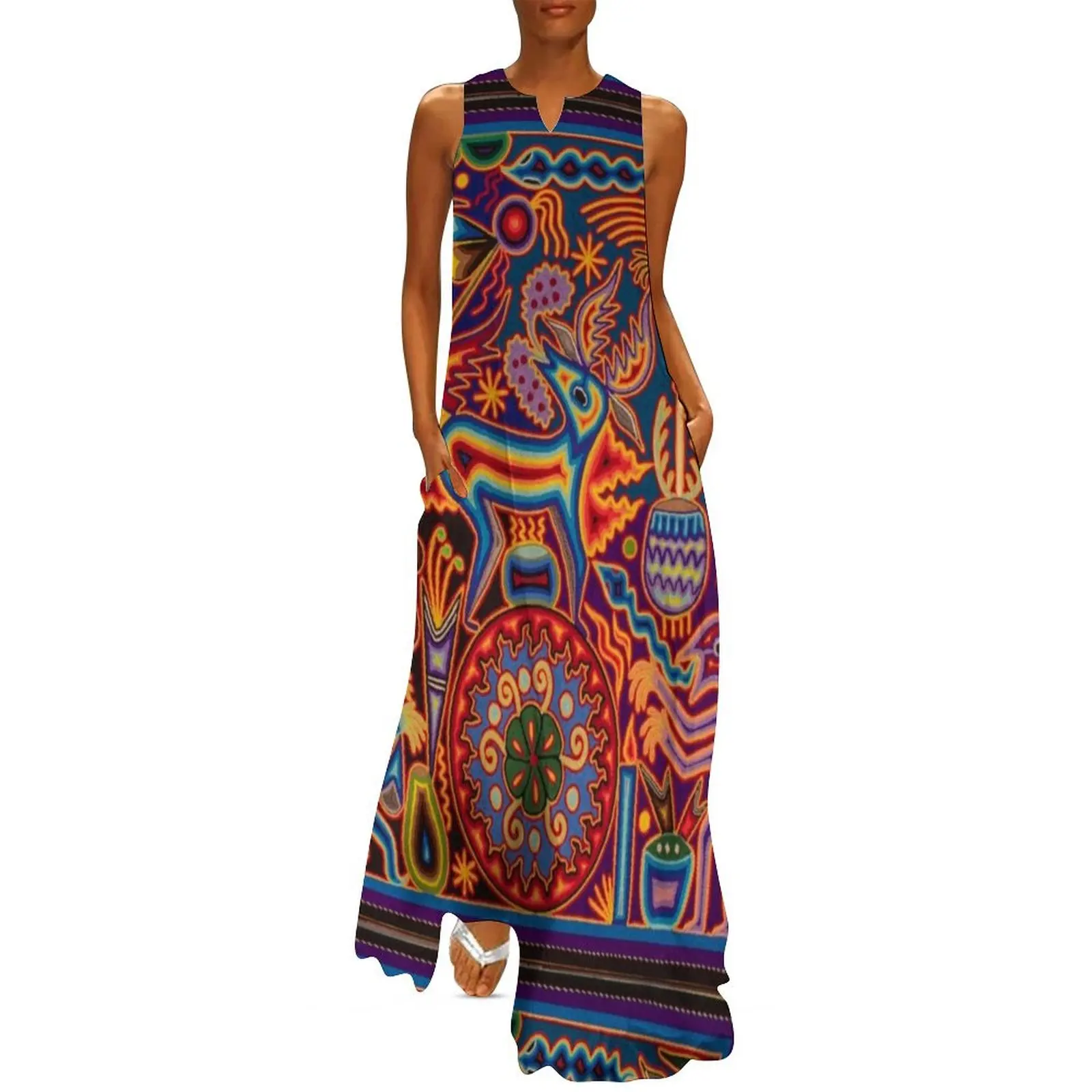 

Huichol Long Dress women long dresses Dress for pregnant women dress summer for women 2025