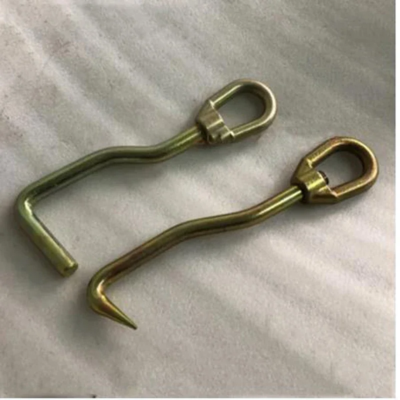 

Round/Pointed Head Sheet Metal Hooks Auto Body Repair Tools Collision Pulling Clamps Frame Machine Tools Swivel Head