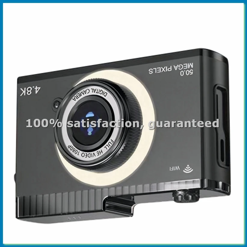 

Цифровая камера 4K FHD 50 МП с автофокусом, 2,4-дюймовым IPS-экраном, Wi-Fi, компактная камера с подсветкой для студентов, черная - A32R