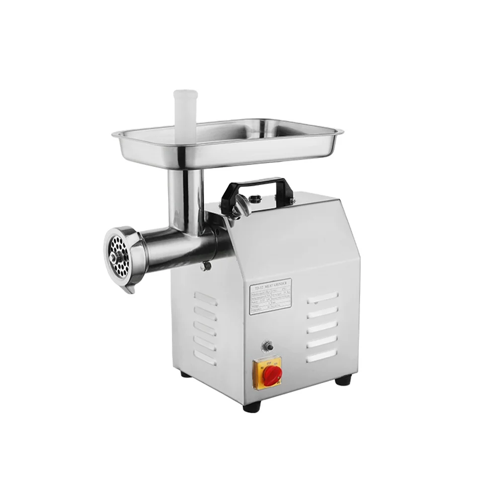 TD-12 High Output Industrial Electric Meat Mincer Stainless Steel With Reliable Motor for Restaurants and Hotels New