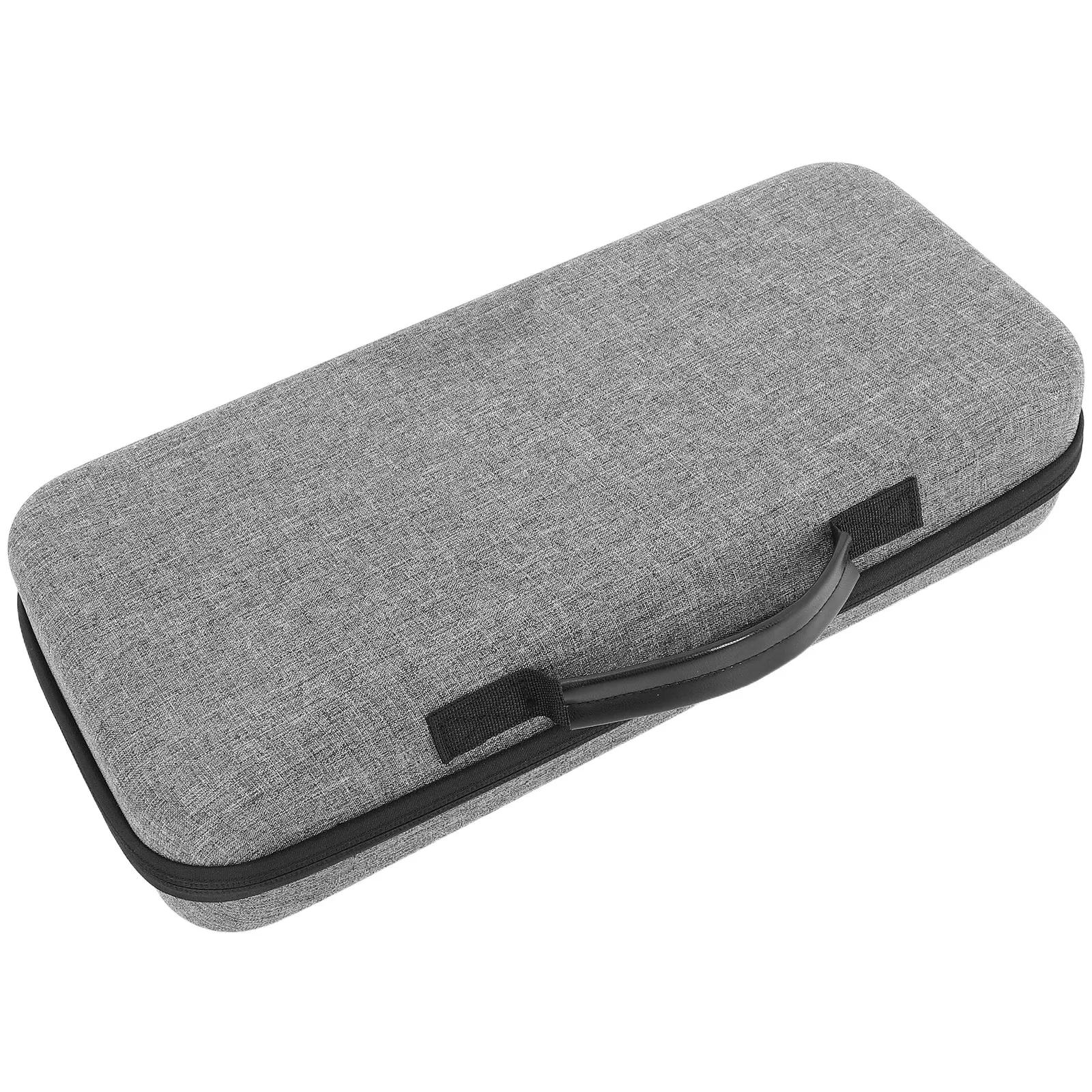 Mechanical Keyboard Storage Case Lightweight Portable Design Secure Zipper Buckles Soft Lined Interior for Travel Home Office