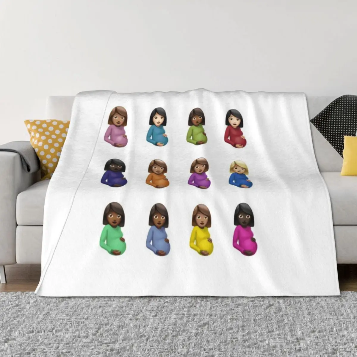 

CLB Throw Blanket Cute Plaid Blankets For Sofas Baby Blankets