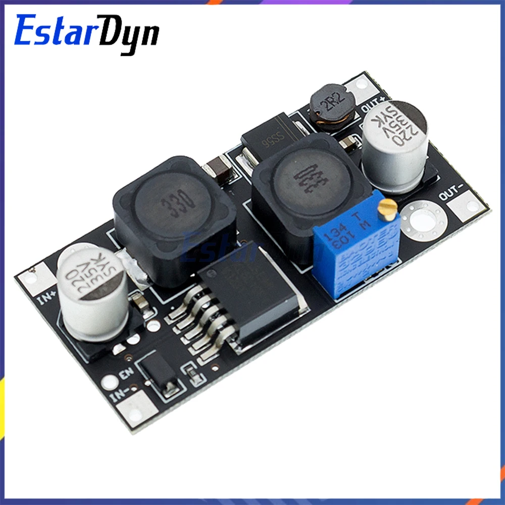 3Pcs XL6019 (XL6009 Upgrade) 20W 5-32V to 1.3-35V Automatic Step-Up Step-Down Dc-Dc Adjustable Converter Power Supply Module