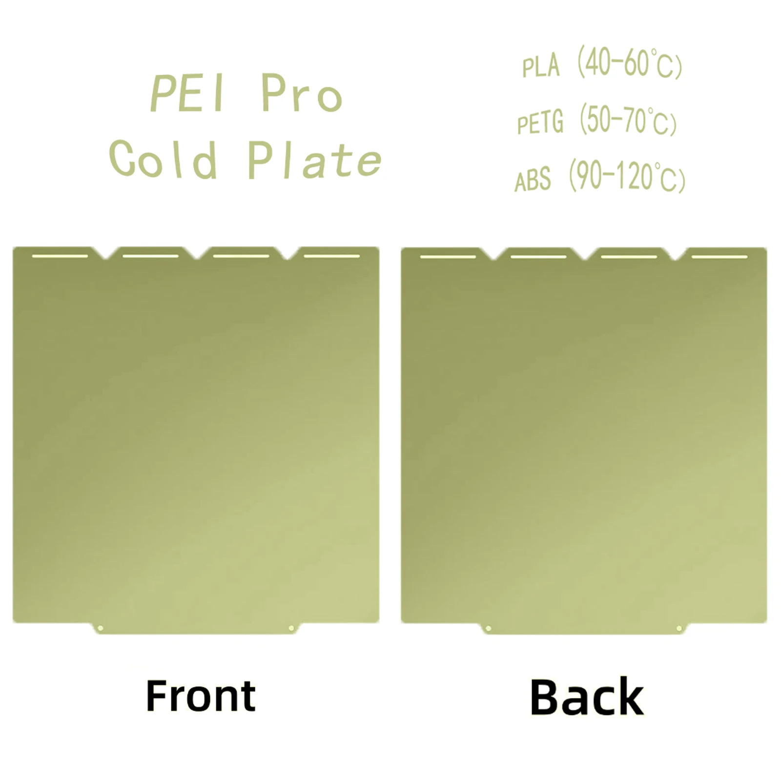 

PEI Pro Cold Plate For Snapmaker U1 270x270 PLA PETG ABS Cool Bed Glacier Cold Build Plate Unmatched Adhesion 3d Printer Parts